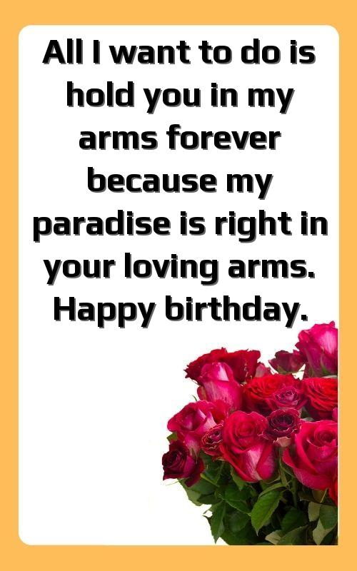 short and sweet birthday wishes for wife